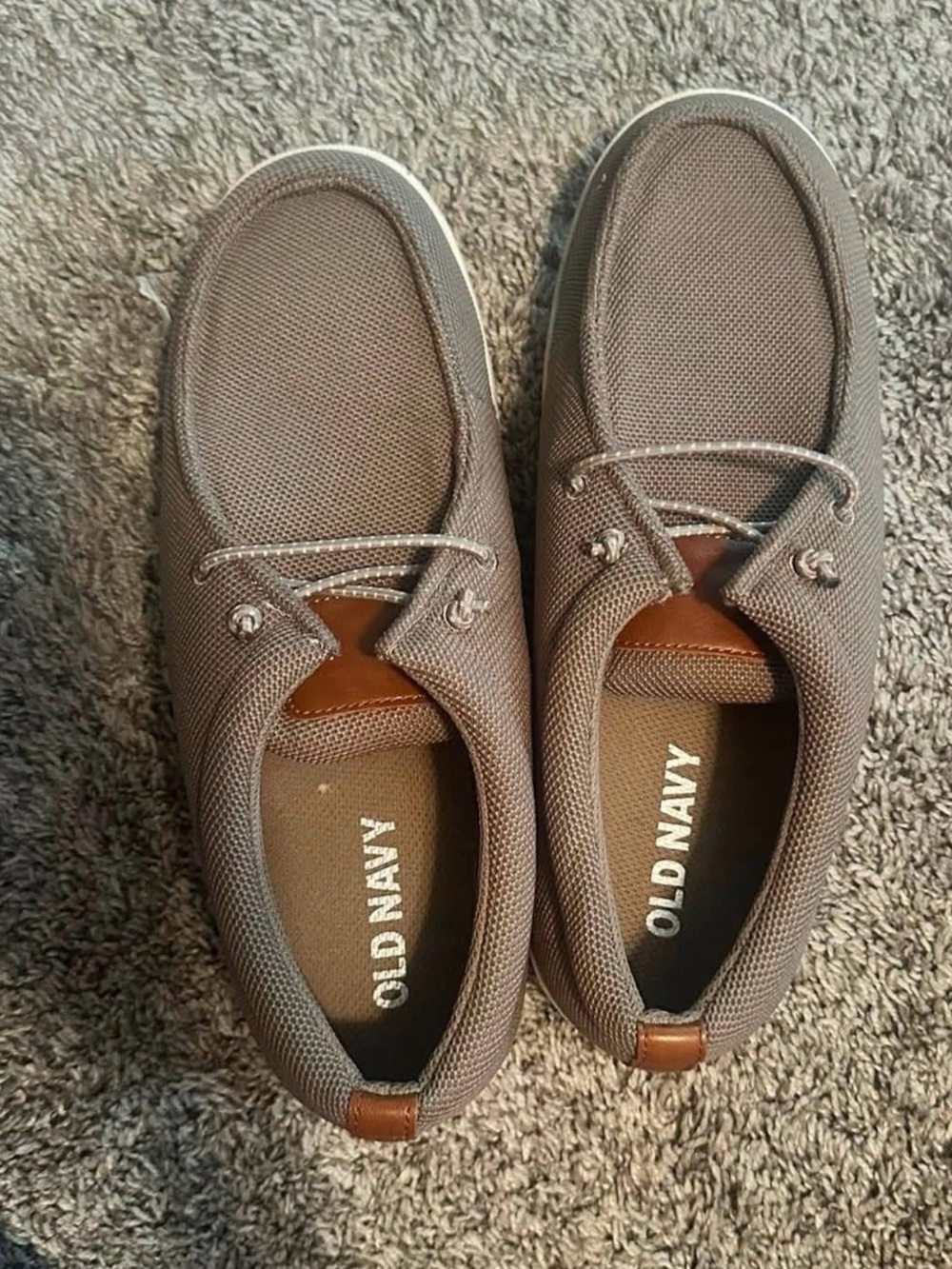 Old Navy Men's Taupe Boat Shoes